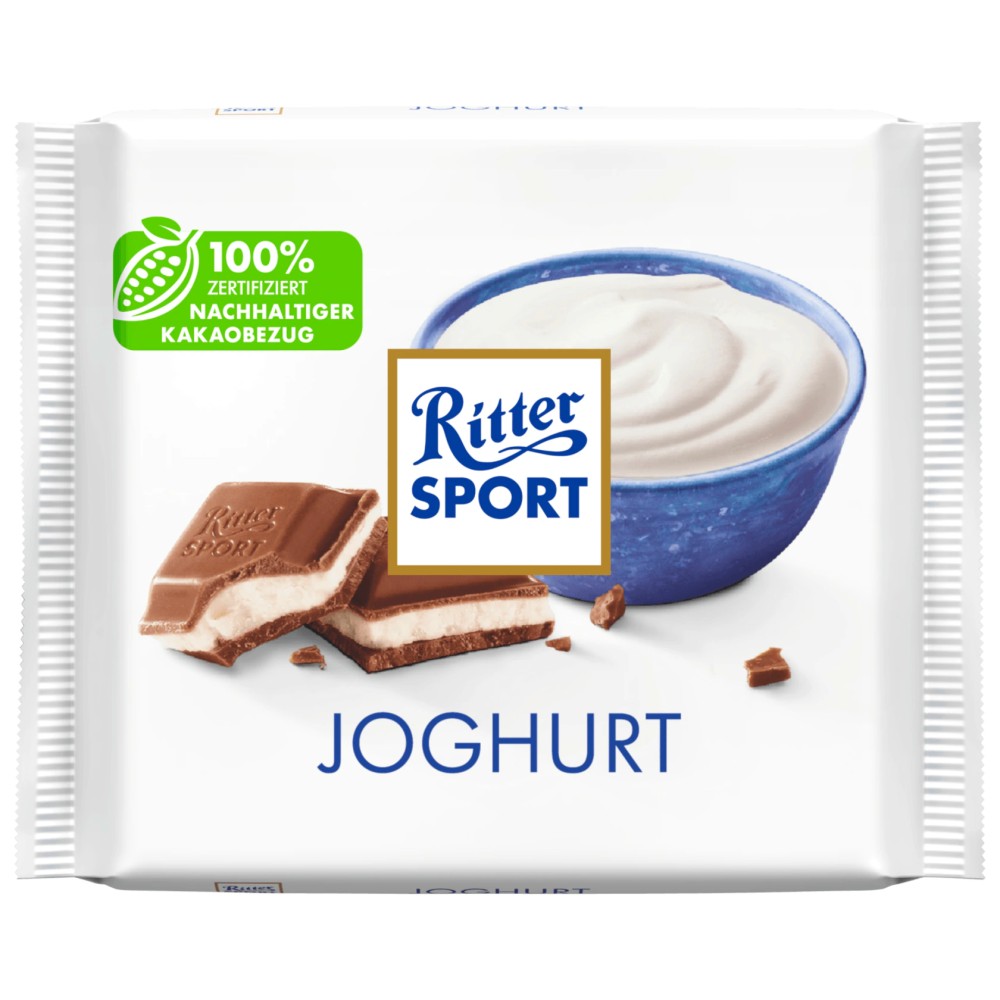 Ritter Sport Joghurt-Schokolade 100 g / 3,5 oz