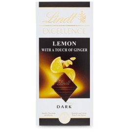 Lindt Excellence Lemon with a Touch of Ginger Dark Chocolate 100 g / 3.5 oz