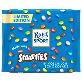 Ritter Sport Smarties Milk Chocolate 100 g / 3.5 oz