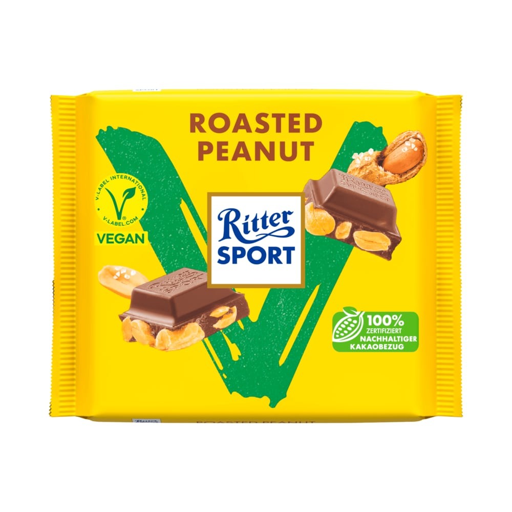Ritter Sport Roasted Peanut vegan 100 g / 3.5 oz