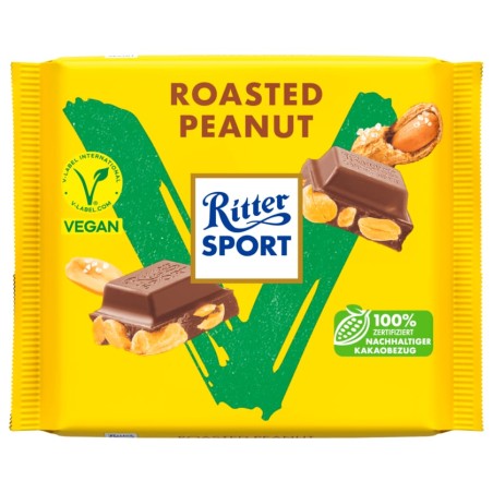 Ritter Sport Roasted Peanut vegan 100 g / 3.5 oz