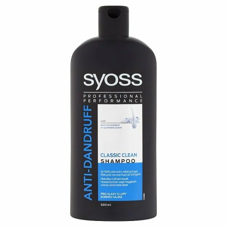 Syoss Anti-Dandruff Classic Clean Shampoo 500 ml / 16.8 fl oz