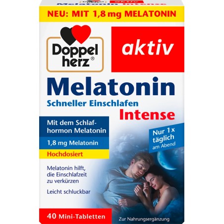 Doppelherz Aktiv Melatonin Intense 40 mini tablets 3.7 g