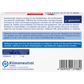 Doppel herz Melatonin tablets 120 pcs, 11.4 g