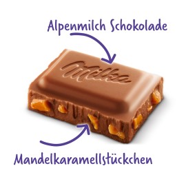 Milka Daim Schokolade 100 g / 3,5 oz
