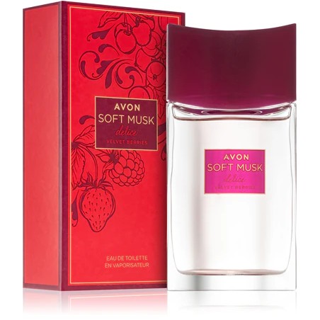AVON Sanfter Moschus Delice Samtbeeren Eau de Toilette 50 ml / 1,7 fl oz