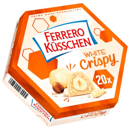 Ferrero Kusschen / Kisses White Crispy 172 g