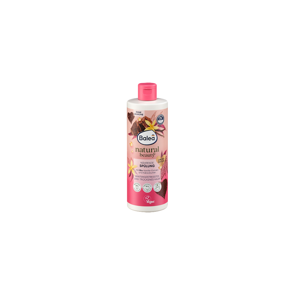 Balea Conditioner Natural Beauty Vanilla Extract & Cocoa Butter 350 ml / 11.83 fl oz Balea Conditioner Natural Beauty Vanilla Extract & Cocoa Butter 350 ml / 11.83 fl oz