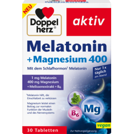 Doppelherz Melatonin + Magnesium 400 30 tablets 39 g / 1.38 oz