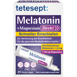 tetesept Melatonin Magnesium Direct Sticks 20 pieces 36 g / 1.27 oz