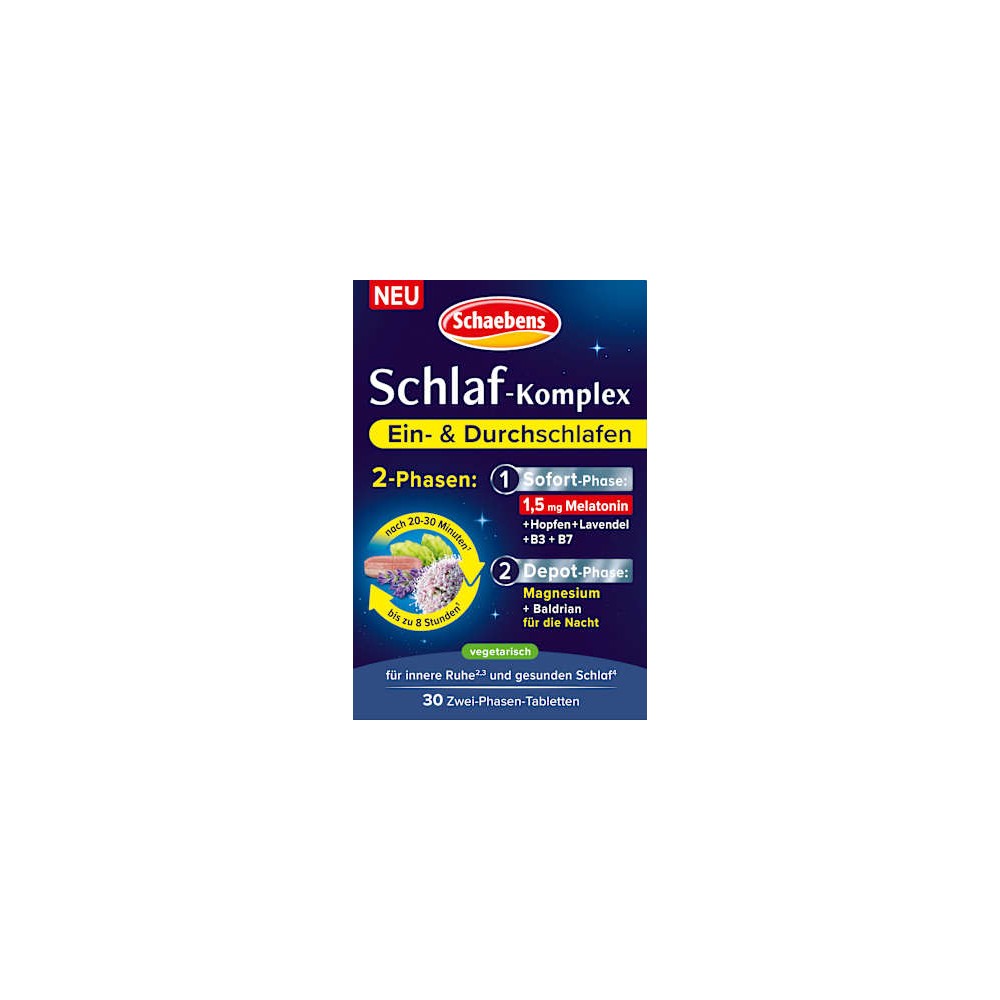 Schaebens Sleep Complex Tablets 30 St 34 g / 1.20 oz