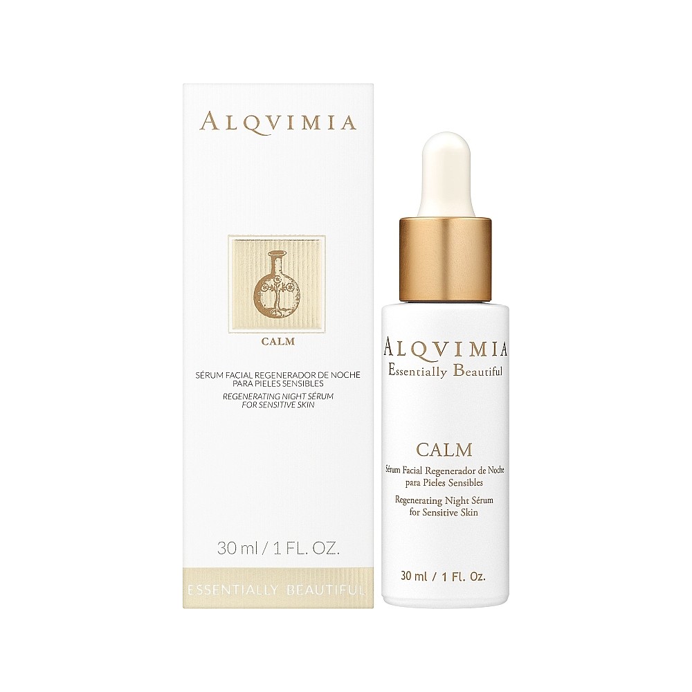 Alqvimia Calm Regenerating Night Serum for Sensitive Skin 30 ml / 1 fl oz