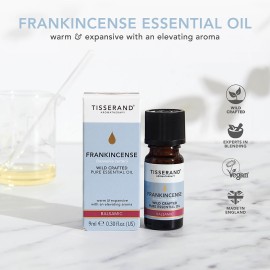 Tisserand Frankincense Wild Crafted Pure Essential Oil 9 ml / 0.30 fl oz