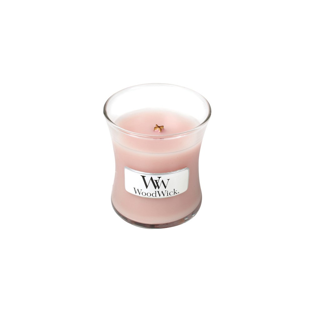 WoodWick Coastal Sunset scented candle with wooden wick 85 g
