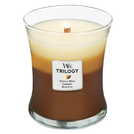 WoodWick Café Sweets scented candle with wooden wick 275 g