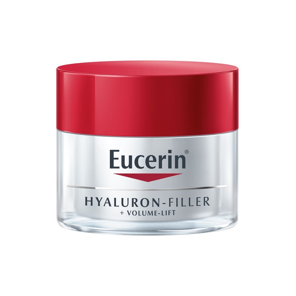 Eucerin Hyaluron-Filler + Volume-Lift straffende Tagescreme für trockene Haut LSF 15 50 ml