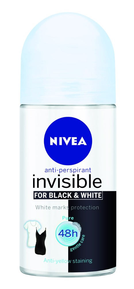 lettergreep metriek Scheiden Nivea Invisible For Black & White Pure Anti-Perspirant Roll-On 50 ml / 1.7  fl oz - fresh-store.eu