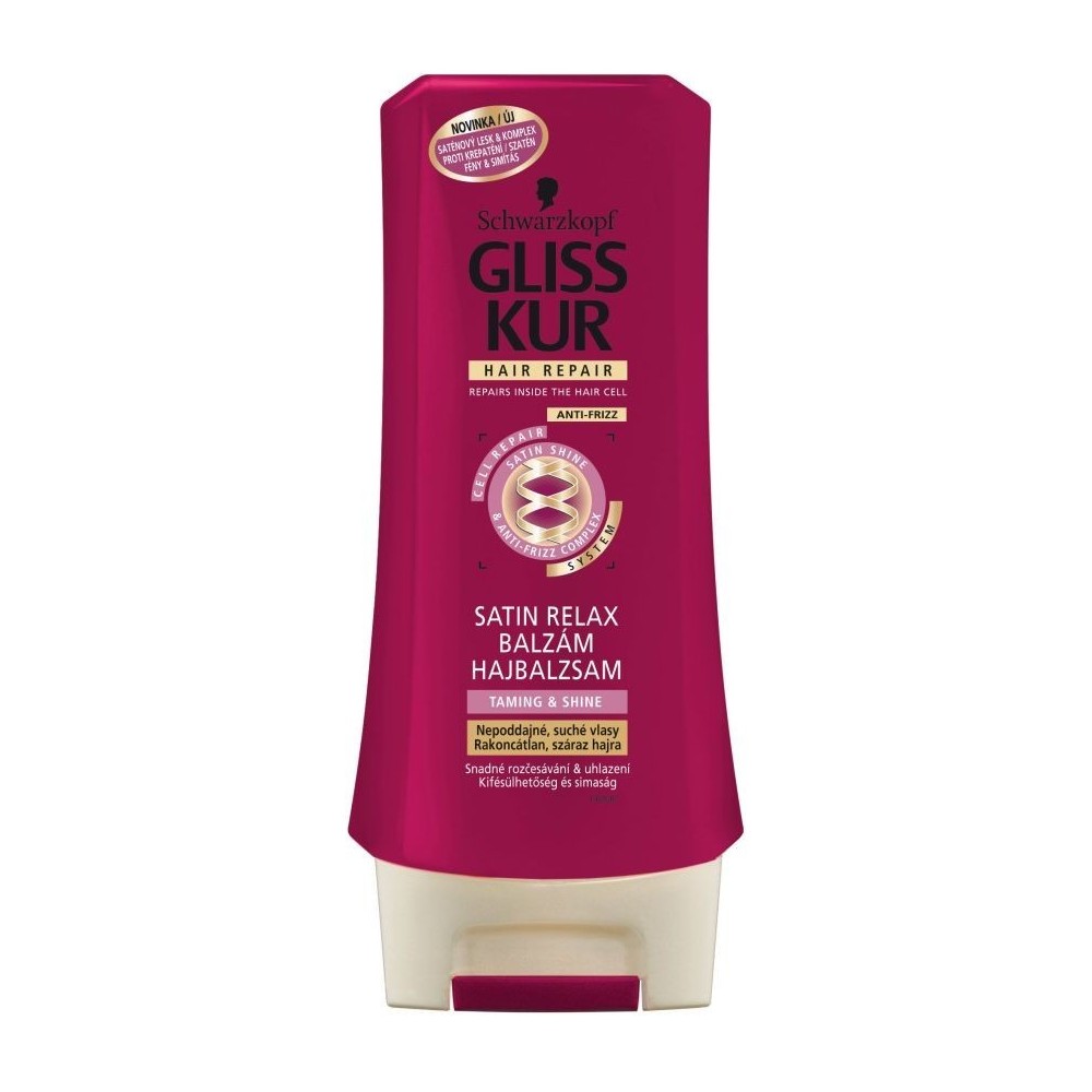 Schwarzkopf Gliss Kur Satin Relax Spülung 200 ml / 6,8 fl oz