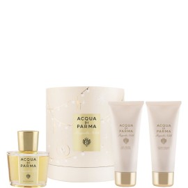 Set Acqua di Parma: Acqua Nobile Magnolia, Eau de Parfum, Für Frauen, 100 ml + Magnolia Nobile, feuchtigkeitsspendende Körperlot
