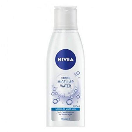 Nivea Caring Mizellenwasser 3-in-1 für normale bis Mischhaut 200 ml / 6,8 fl oz