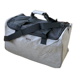 Hugo Boss, Hugo Boss, Polyester, Textile Bag, Gym, Grey, For Men