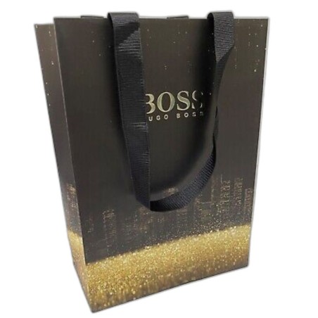 Hugo Boss, Boss, GWP Cardboard Bag, Black, 25 x 18 x 9 cm