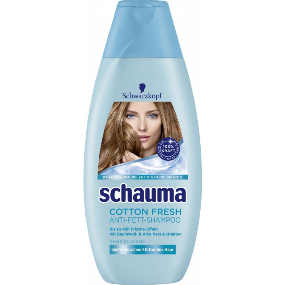 Schwarzkopf Schauma Cotton Fresh Shampoo 400 ml / 13,3 fl oz