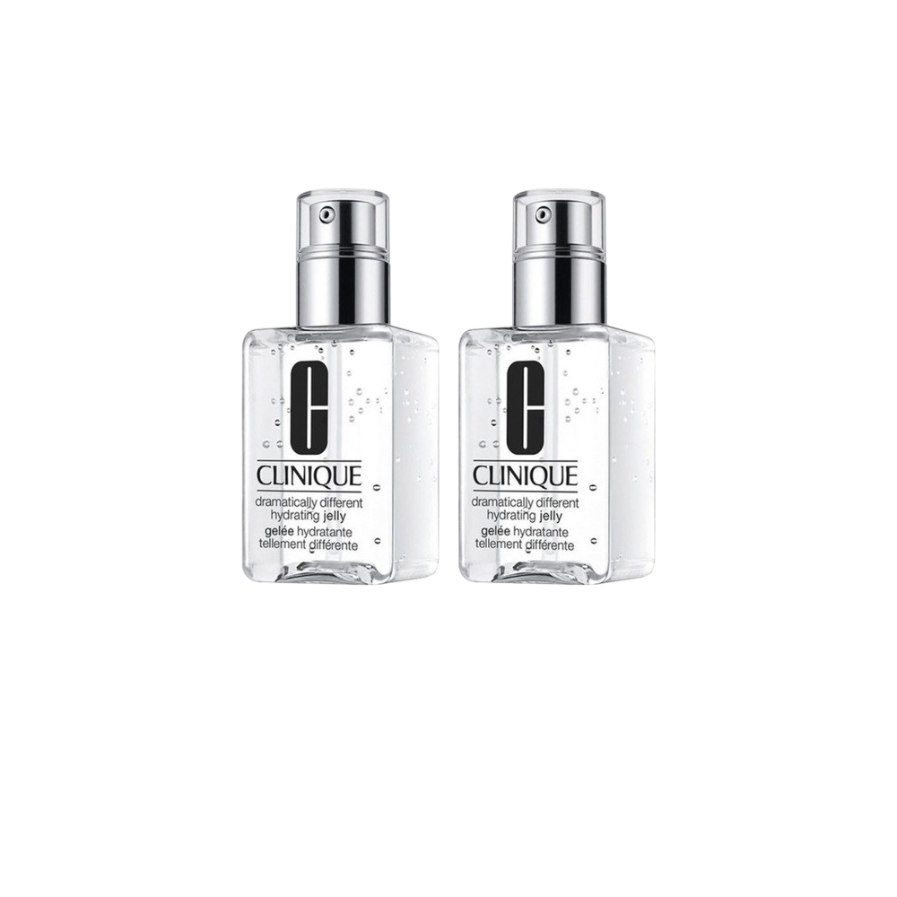 Set Duo, Clinique, Dramatically Different Jelly, Hydrating, Gel, For Face, 2 pcs, 125 ml