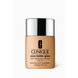Clinique, Even Better Glow, Light Reflecting, Liquid Foundation, WN 68, Brulee, SPF 15, 30 ml