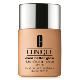 Clinique, Even Better Glow, Light Reflecting, Liquid Foundation, WN 54, Honey Wheat, SPF 15, 30 ml
