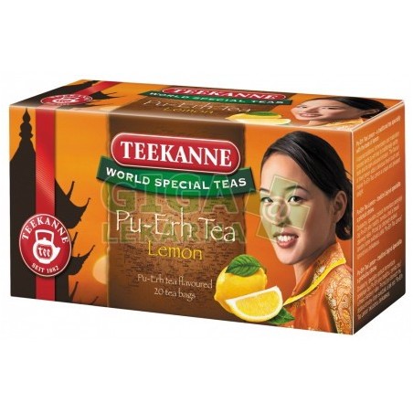 Teekanne Pu-Erh-Tee Zitrone