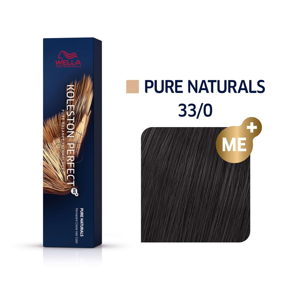 Wella Professionals, Koleston Perfect Me+, Permanent Hair Dye, 33/0 Dark Chestnut Intense, 60 ml