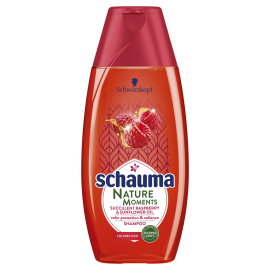 Schwarzkopf Schauma Nature Moments saftiges Himbeer- und Sonnenblumenöl-Shampoo 250 ml / 8,4 fl oz