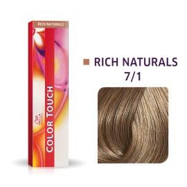 Wella Professionals, Color Touch, Ammonia-Free, Semi-Permanent Hair Dye, 7/1 Medium Ash Blond, 60 ml