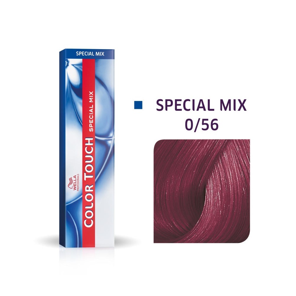 Wella Professionals, Color Touch Special Mix, Ammonia-Free, Semi-Permanent Hair Dye, 0/56 Mahogany, 60 ml