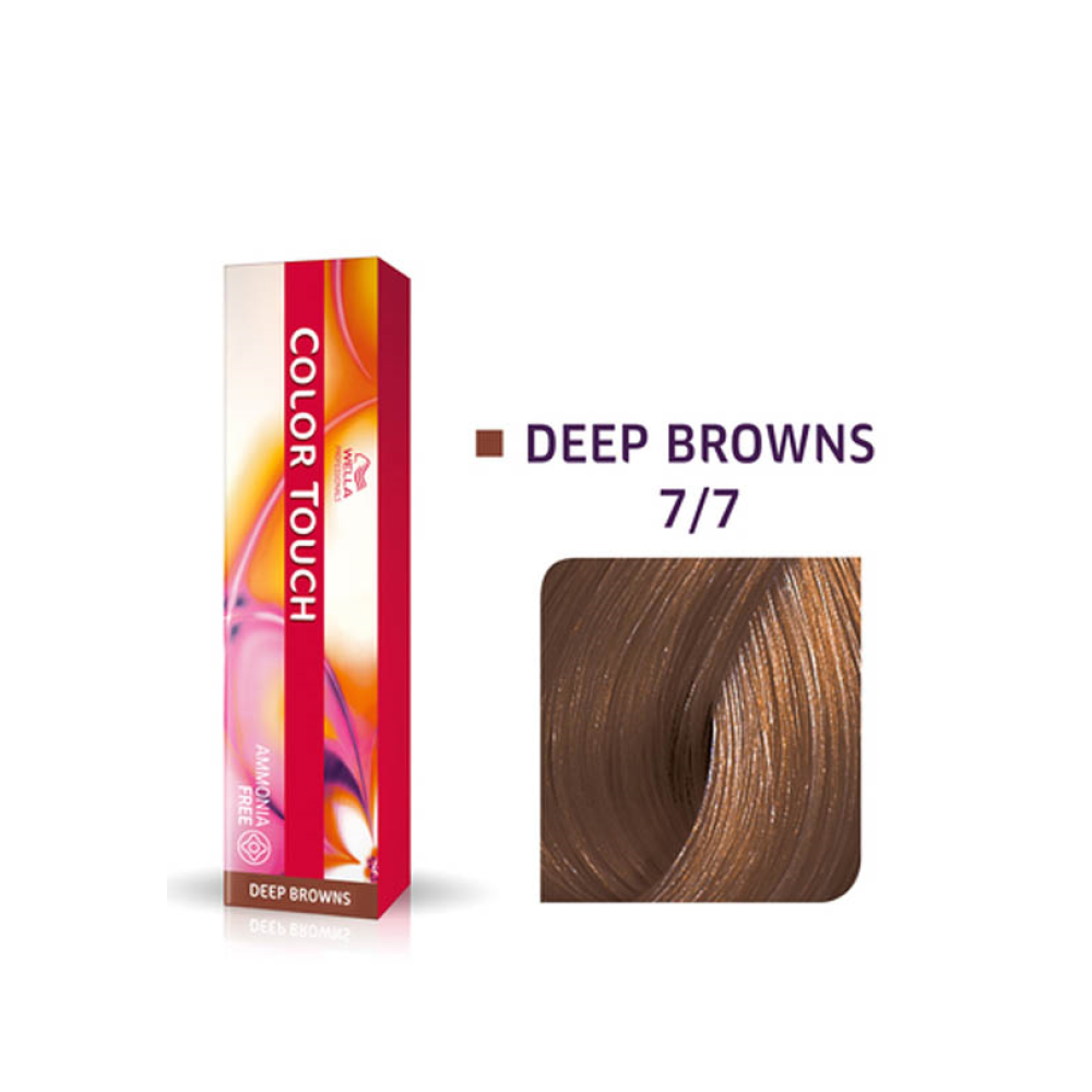 Wella Professionals, Color Touch, Ammonia-Free, Semi-Permanent Hair Dye, 7/7 Medium Chestnut Blond, 60 ml
