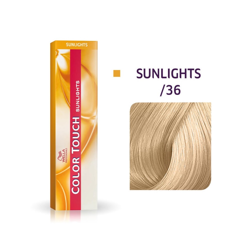 Wella Professionals, Color Touch Sunlights, Ammonia-Free, Semi-Permanent Hair Dye, /36 Golden Violet, 60 ml
