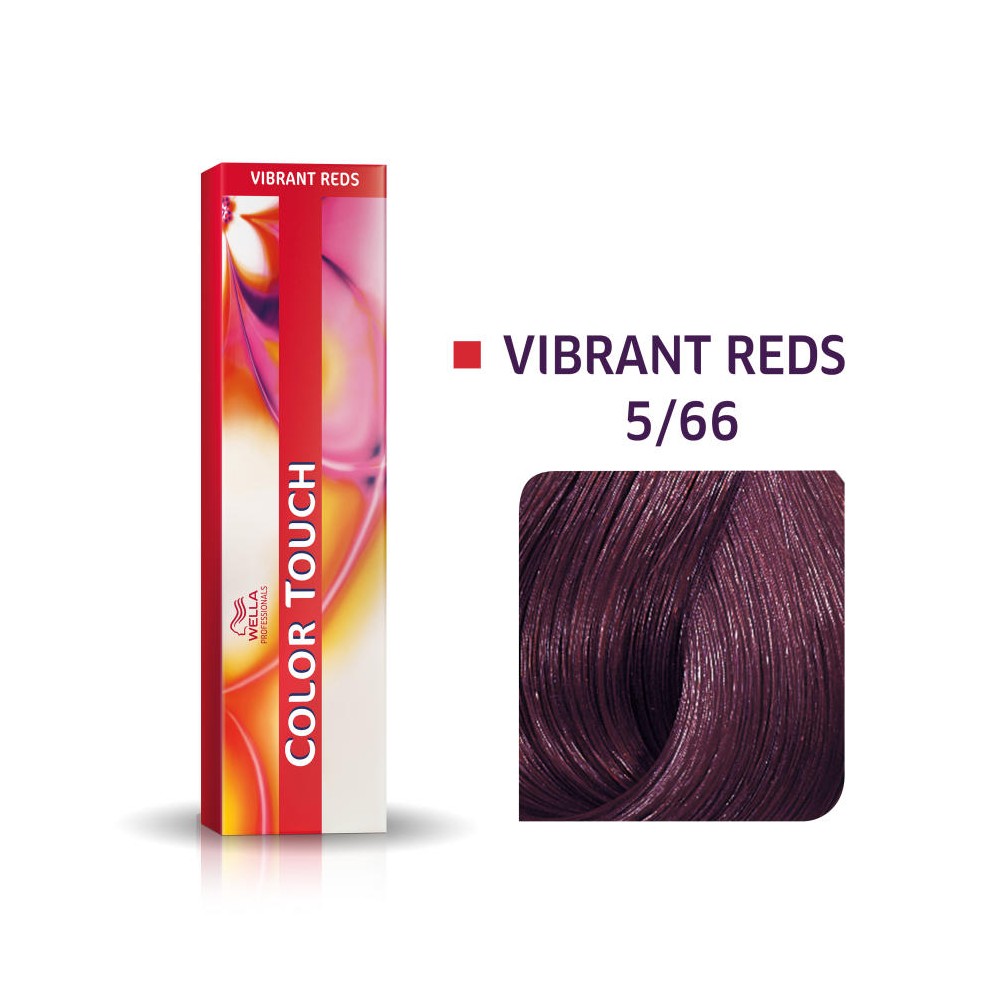 Wella Professionals, Color Touch, Ammonia-Free, Semi-Permanent Hair Dye, 5/66 Light Brown Intense Violet, 60 ml