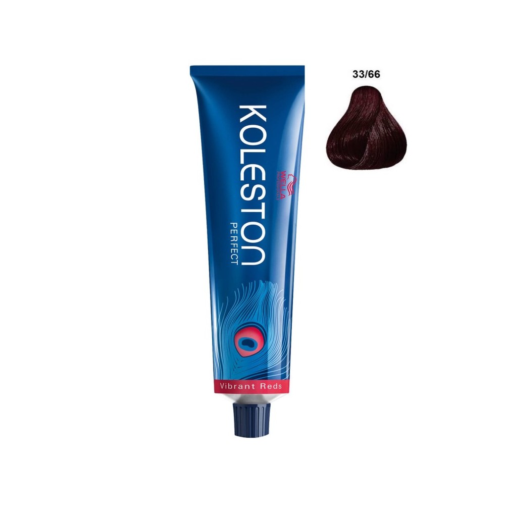 Wella Professionals, Koleston Perfect, Permanent Hair Dye, 33/66 Intense Dark Brown Violet, 60 ml