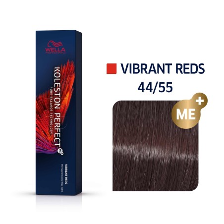 Wella Professionals, Koleston Perfect Me+, Permanent Hair Dye, 44/55 Medium Brown Intensive Mahogany Intensive, 60 ml