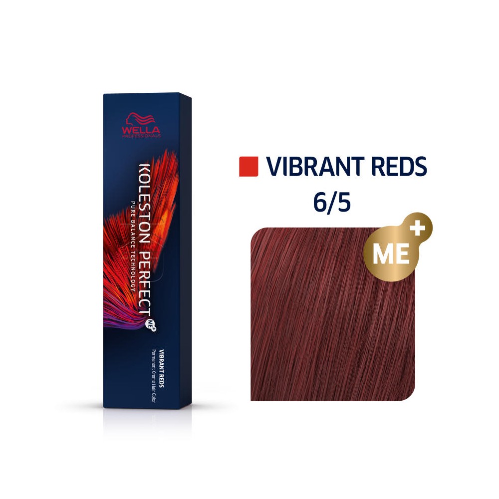 Wella Professionals, Koleston Perfect Me+, Permanent Hair Dye, 6/5 Dark Blonde Mahogany, 60 ml
