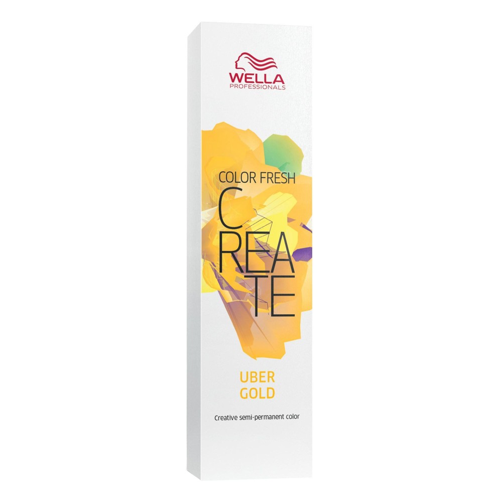 Wella Professionals, Color Fresh Create, Ammonia-Free, Semi-Permanent Hair Dye, Uber Gold, 60 ml