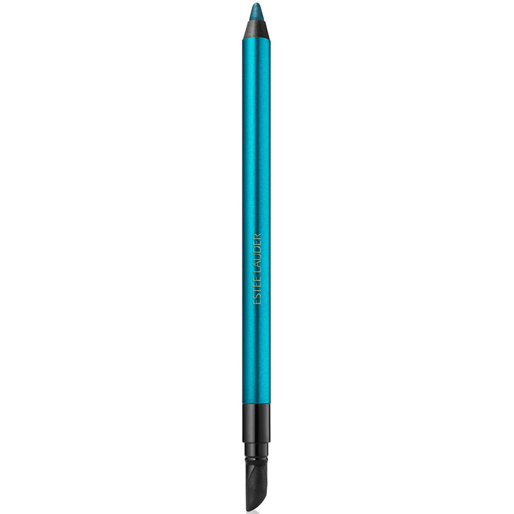 Estee Lauder, Double Wear 24H, Paraben-Free, Waterproof, Double-Ended, Long Lasting, Gel Pencil Eyeliner, Turquoise, 1.2 g