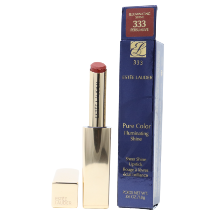Estee Lauder, Pure Color - Illuminating Shine, Paraben-Free, Sheer Shine, Cream Lipstick, Nr. 333, Persuasive, 1.8 g