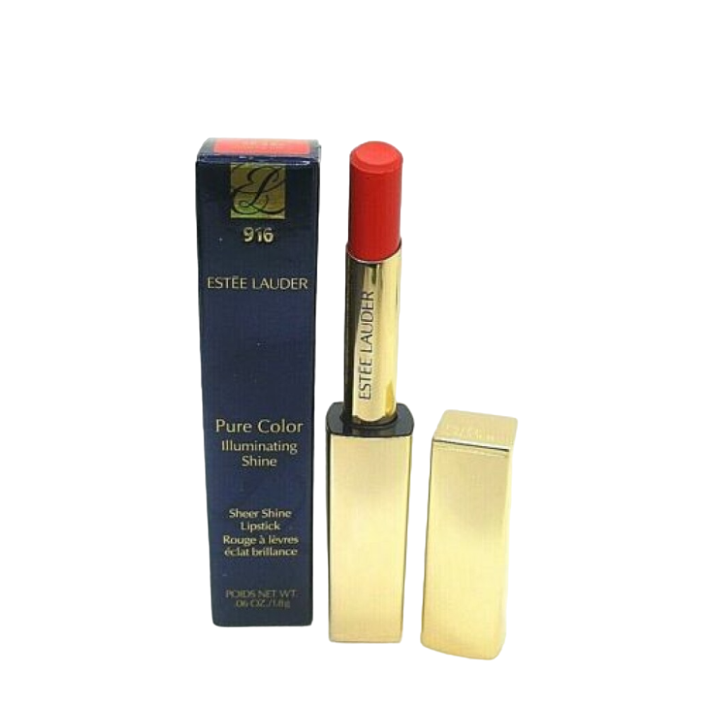 Estee Lauder, Pure Color Illuminating, Cream Lipstick, 916, Party, 1.8 g