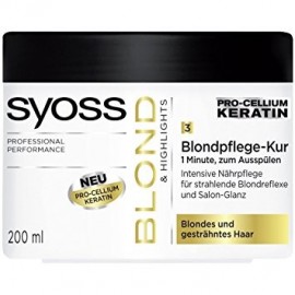 Syoss Blond & Highlights 1-Minuten-Haarmaske 200 ml / 6,8 oz