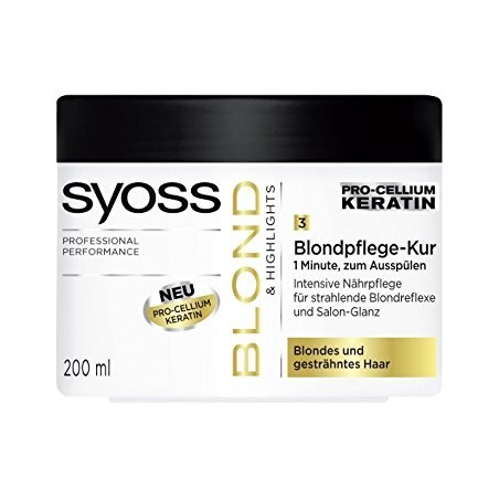 Syoss Blond & Highlights 1 minute Hair Mask 200 ml / 6.8 oz