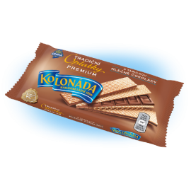 Opavia Traditionelle Oplatky Premium / Traditionelle Waffeln Premium Kolonada mit Schokoladenriegel-Füllung 92 g