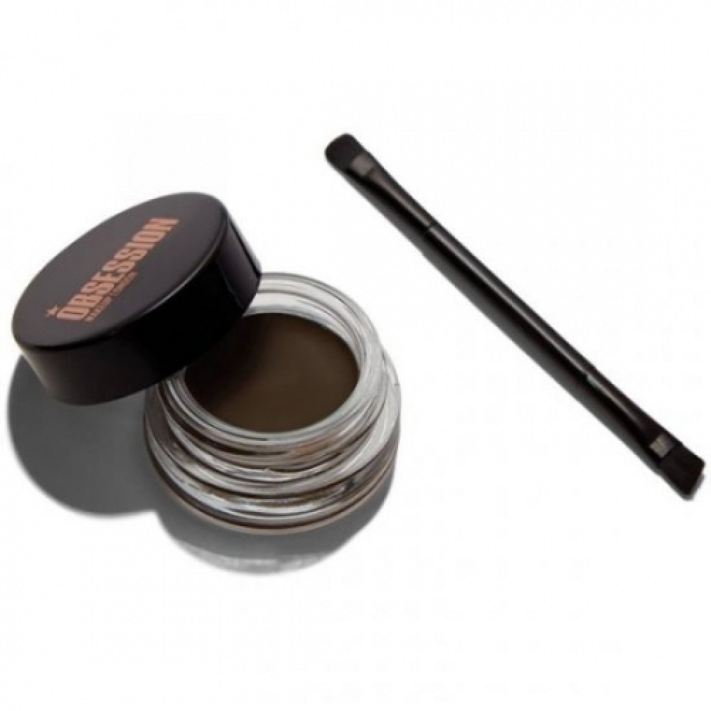 Makeup Revolution, Obsession, Eyebrow Pomade, Dark Brown, 2.5 g