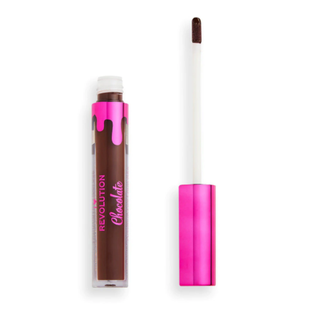 Makeup Revolution, I Heart Revolution Chocolate, Lip Gloss, Mocha, 3.20 ml